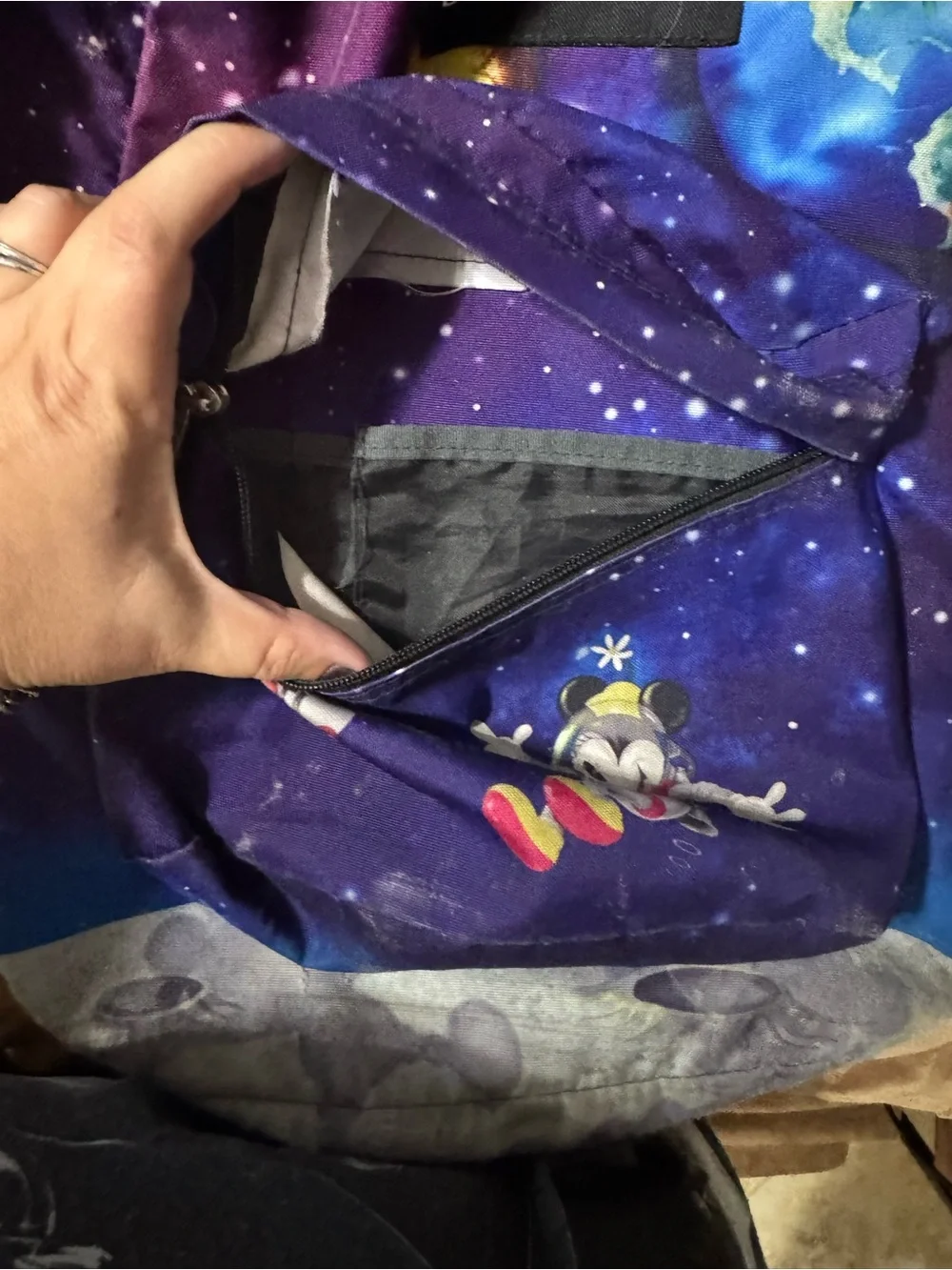 JanSport Disney Mickey Minnie Space Mouse Backpack